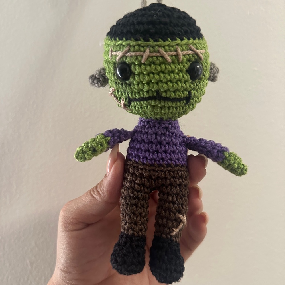 Crocheted Frankenstein Doll